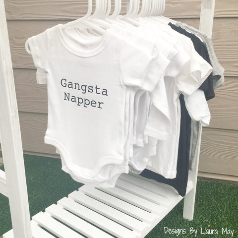 Gangsta Napper Onesie - DesignsByLauraMay