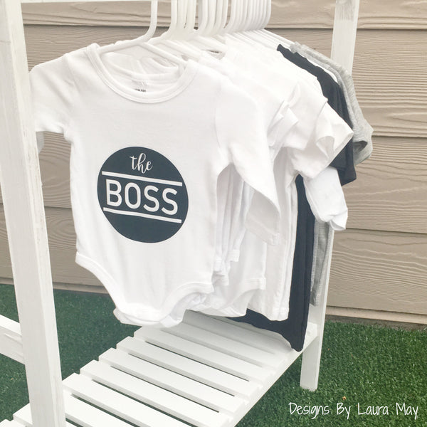 The Boss Onesie - DesignsByLauraMay
