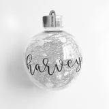 Personalised Christmas baubles - DesignsByLauraMay