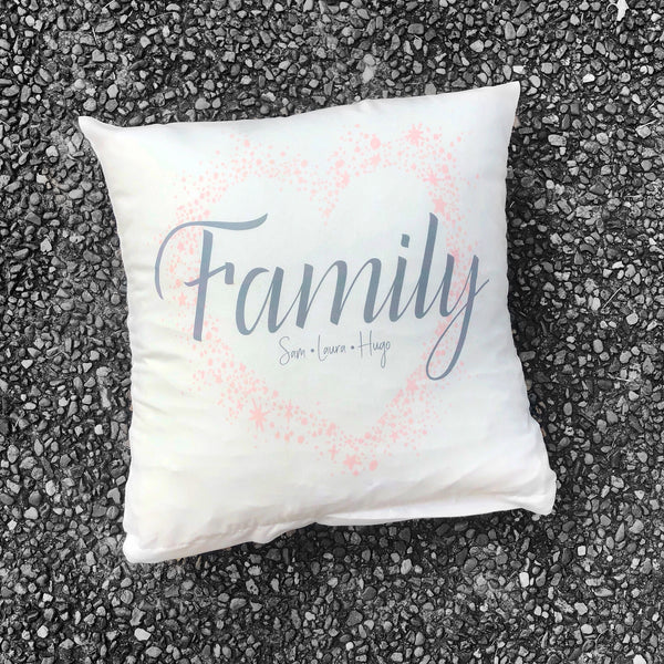 Family Cushion cover - DesignsByLauraMay
