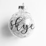 Personalised Christmas baubles - DesignsByLauraMay