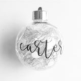 Personalised Christmas baubles - DesignsByLauraMay