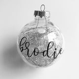 Personalised Christmas baubles - DesignsByLauraMay