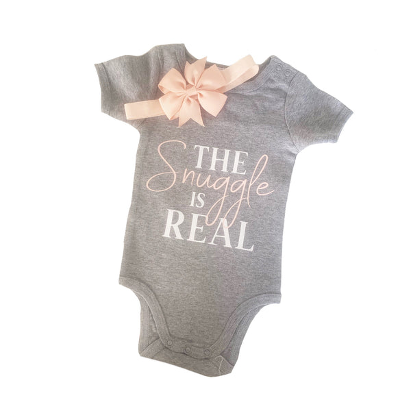 The Snuggle Is Real Onesie - DesignsByLauraMay