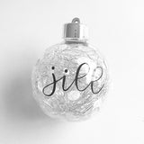 Personalised Christmas baubles - DesignsByLauraMay