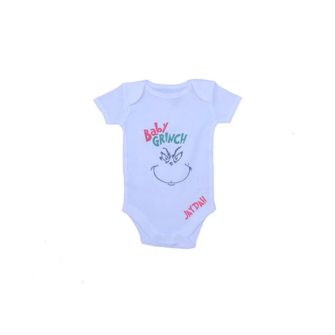 Baby Grinch onesie - DesignsByLauraMay